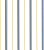 Papel de Parede Listrado Cinza, Amarelo e Azul, Algodão Doce - Imagem 1