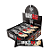 BARRA DARK FLOCOS C/ CHIPS DE CHOCOLATE 8 X 90G DARKNESS - Imagem 1