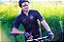Camisa de ciclismo masculina @eunabike [Black Edition] com seu nome - Imagem 5