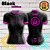 Camisa de ciclismo feminina @eunabike [Black Edition] com seu nome - Imagem 1