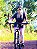 Camisa de ciclismo feminina @eunabike [Black Edition] com seu nome - Imagem 8