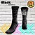 Meia de ciclismo masculina @eunabike [Black Edition] - Imagem 1