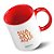 Caneca de Porcelana Alça e Interior Colorido 325ml Código - 0054 - Imagem 7
