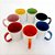 Caneca de Porcelana Alça e Interior Colorido 325ml Código - 0054 - Imagem 1