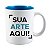 Caneca de Porcelana Interior Colorido 325ml - 0065 - Imagem 2