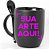 Caneca Mágica Interior e Colher Colorido Código - 0076 - Imagem 4
