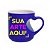 Caneca Magica Alça de coração Código - 0073 - Imagem 1
