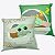 ALMOFADA FIBRA VELUDO 40X40CM - BABY YODA - Imagem 3