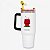 CANECÂO TÉRMICO TUMBLER  CANUDO + PIGENTE FRIO ATE 12 HORAS  SNOOPY - Imagem 2