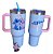 CANECÃO STITCH E ANGEL TÉRMICO COM CANUDO + PIGENTE - TUMBLER - Imagem 1