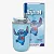 COPO NEO COM  CANUDO STITCH NAMORADOS – DISNEY - Imagem 3