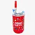 COPO NEO COM CANUDO HELLO KITTY - Imagem 2