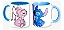 KIT COM DUAS CANECAS POP STITCH  MINHA METADE-DISNEY - Imagem 1