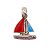 Pingente prata 925 berloque barco colorido - Imagem 1