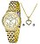 Relógio Lince feminino classic analógicoLRGH071L XXX dourado - Imagem 1