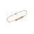 Pulseira prata 925 banho ouro 18k love - Imagem 1