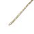 Pulseira prata 925 banho ouro 18k grumet flat - Imagem 1