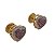 Brinco prata 925 banho ouro 18k coração cravejado - Imagem 1