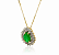 Conjunto anel, brinco e pingente ouro amarelo gota - Imagem 3