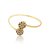 Anel ouro 18k ouro infinito com diamantes - Imagem 1