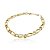 Pulseira ouro 18k elos 1x1 - Imagem 1