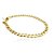 Pulseira ouro 18k 24cm groumet oca - Imagem 2