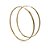 Brinco ouro 18k argola redonda 4,7cm - Imagem 3