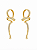 Brinco Ouro 18k com Diamantes Arabesco - Imagem 1