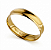 Aliança de Ouro Amarelo 18k Levemente Anatômica - Imagem 1