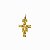 Pingente em Ouro 18k Cruz com Cristo - Imagem 1