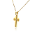 Pingente ouro 18k cruz reta - Imagem 1