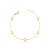 Pulseira Infantil de Bolinhas em Ouro 18K - Imagem 1
