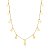 Gargantilha Choker Gotas Pendentes em Ouro 18k - Imagem 1