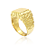 Anel ouro 18k pesado - Imagem 4