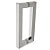 Puxador Duplo DF 904-Inox 304 - Escovado - 40 cm - Imagem 1