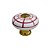 Puxador Cerâmica IL 7027 - Branco/Vermelho - 32MM - Imagem 2