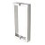 Puxador Duplo DF 905-Inox 304 - Escovado - 60 cm - Imagem 1