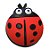 Puxador Infantil - IL 5514 - Joaninha - 40x47MM - Imagem 1