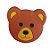 Puxador Infantil - IL 5516 - Urso - 45x40MM - Imagem 1