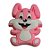 Puxador Infantil - IL 5536 - Coelho - 35x46MM - Imagem 1
