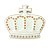 Puxador Infantil - IL 5566 - Coroa Bege - 54x46MM - Imagem 1