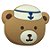 Puxador Infantil - IL 5575 - Urso - 49x41MM - Imagem 1