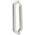 Puxador Duplo DF 928-Inox 304 - Escovado - 60 cm - Imagem 1