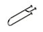 Barra de Apoio - Suporte de Apoio Fixo - Direito - BA-8024 - Escovado - 80 cm - Imagem 1