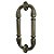 Puxador Duplo DF 940 - Antique - 30 cm - Imagem 1
