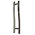 Puxador Duplo DF 943-Inox 202 - Polido - 40 cm - Imagem 2