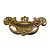 Puxador Colonial 169 - Ouro - 96MM - Imagem 1