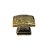Puxador Colonial 212 - Dourado Medieval - 30X24MM - Imagem 1