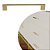 Puxador Liveri IL 950 - Dourado Fosco- 64MM - Imagem 1