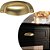 Puxador Concha Vivaro 222 - Dourado Fosco - 64MM - Imagem 1